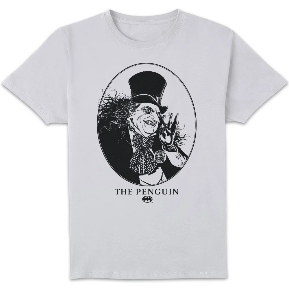 Batman Returns Election Poster Men's T-Shirt - White - XXL Afbeelding 1