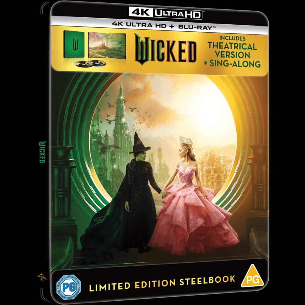 Wicked 4K Ultra HD & Blu-Ray Steelbook Afbeelding 1