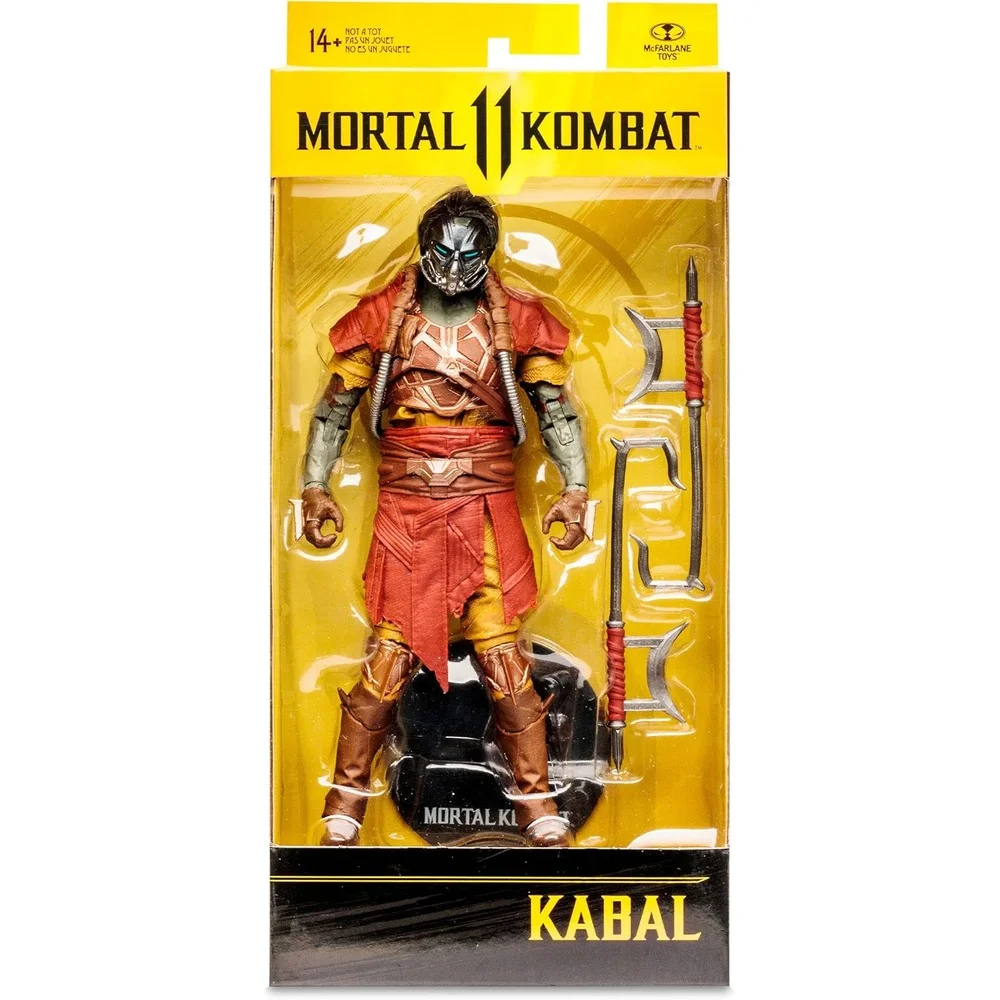 MORTAL KOMBAT 7IN FIGURES WV10 - KABAL (RAPID RED) Afbeelding 1
