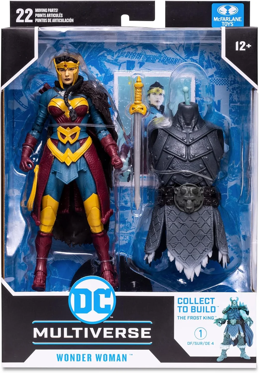 DC BUILD-A 7IN FIGURES WV7 - ENDLESS WINTER - WONDER WOMAN Afbeelding 1
