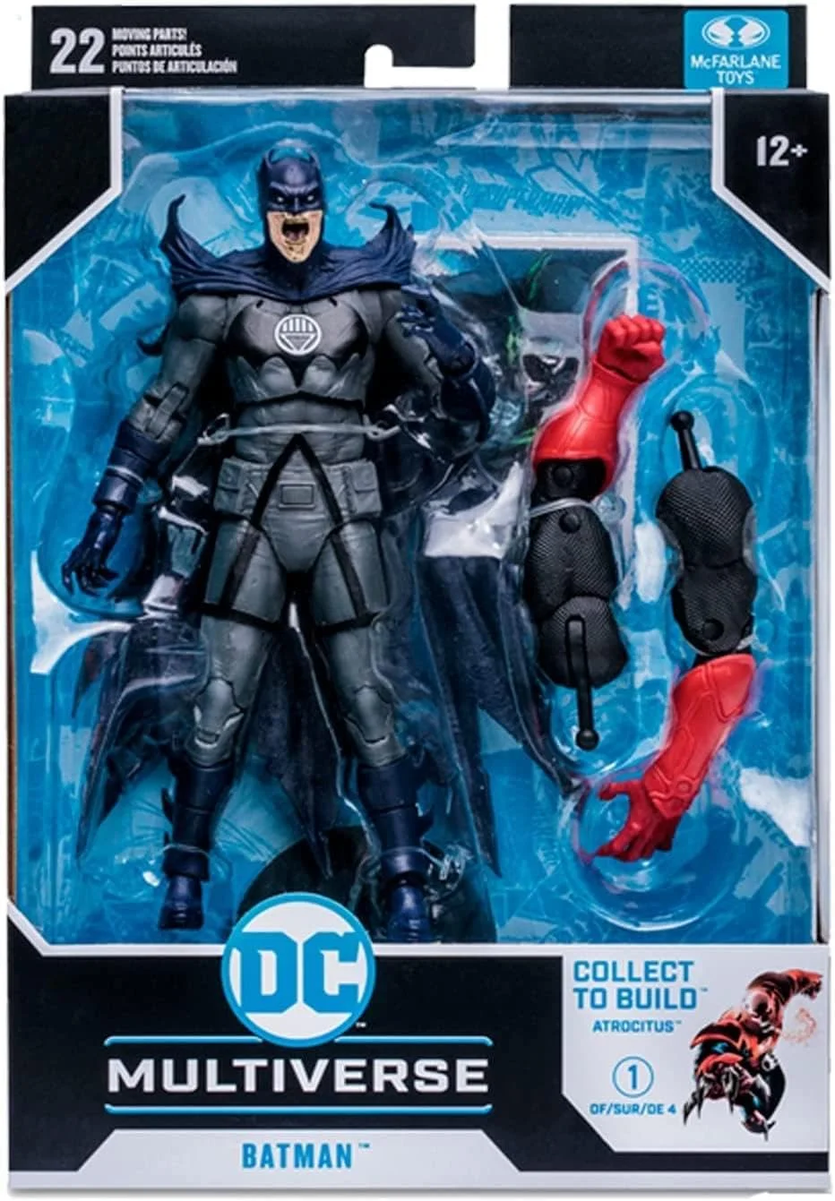 DC BUILD-A 7IN FIGURES WV8 - BLACKEST NIGHT - BATMAN Afbeelding 1