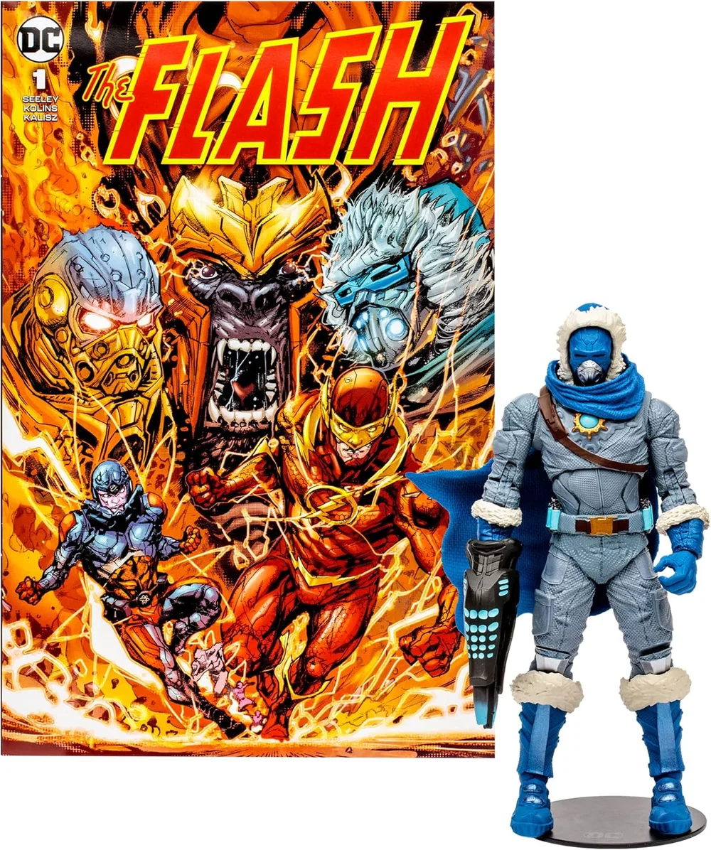 DC DIRECT 7IN FIGURE WITH COMIC - THE FLASH WV2 - CAPTAIN COLD Afbeelding 1