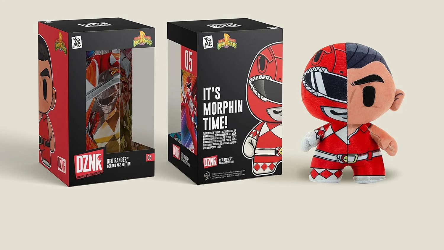 DZNR Plush Power Rangers - Red Ranger Afbeelding 1
