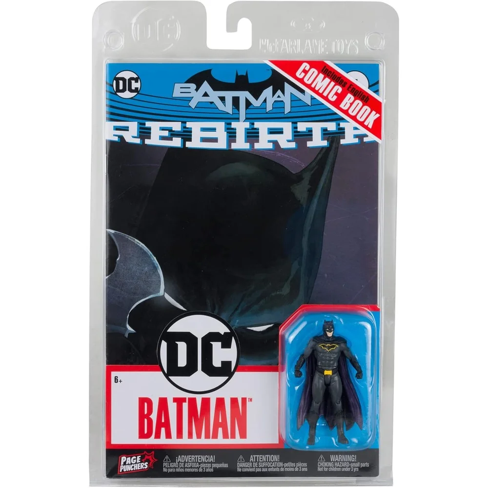 DC DIRECT - 3IN FIGURE WITH COMIC WV3 - BATMAN (REBIRTH) Afbeelding 1