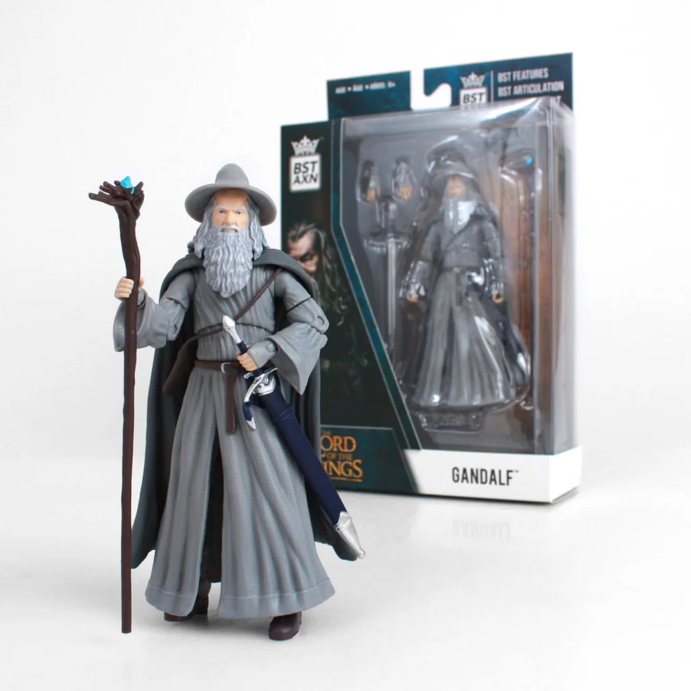 Loyal Subjects BST AXN Lord of the Rings Gandalf 5" Action Figure Afbeelding 1