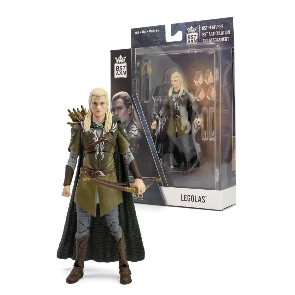 Loyal Subjects BST AXN Lord of the Rings Legolas 5" Action Figure Afbeelding 1