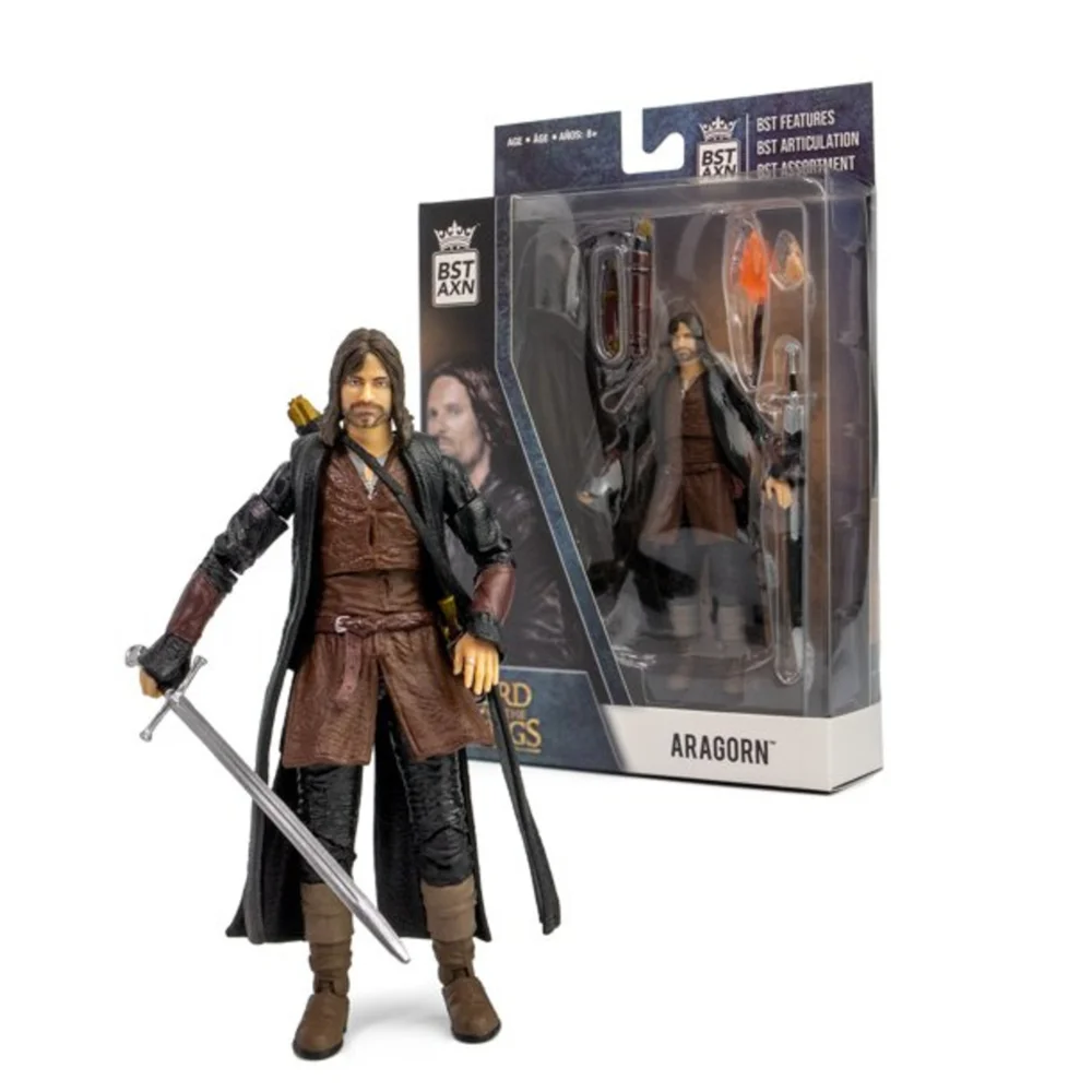Loyal Subjects BST AXN Lord of the Rings Aragorn 5" Action Figure Afbeelding 1