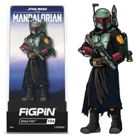FiGPiN Star Wars The Mandalorian Boba Fett 3" Enamel Pin #734