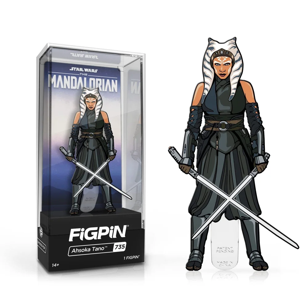 FiGPiN StarWars The Mandalorian Ahsoka Tano 3" Enamel Pin #735 Afbeelding 1
