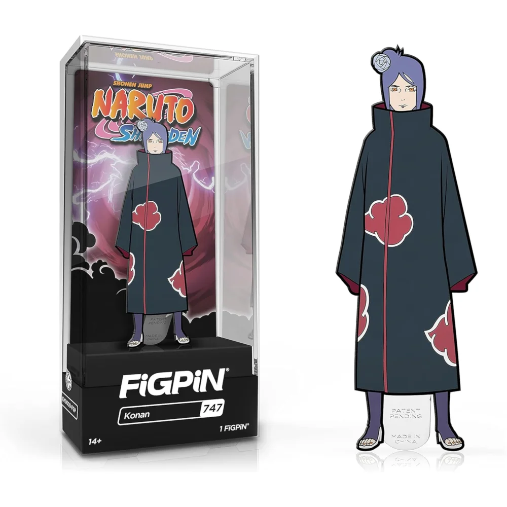 FiGPiN Naruto Shippuden Konan 3" Enamel Pin #747 Afbeelding 1