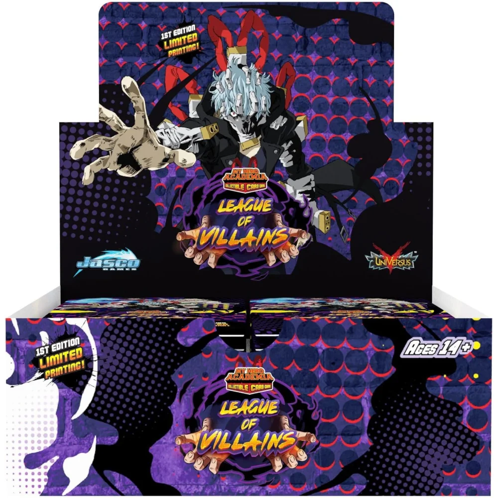 My Hero Academia Collectible Card Game League of Villains Booster CDU (24 Packs) Afbeelding 1