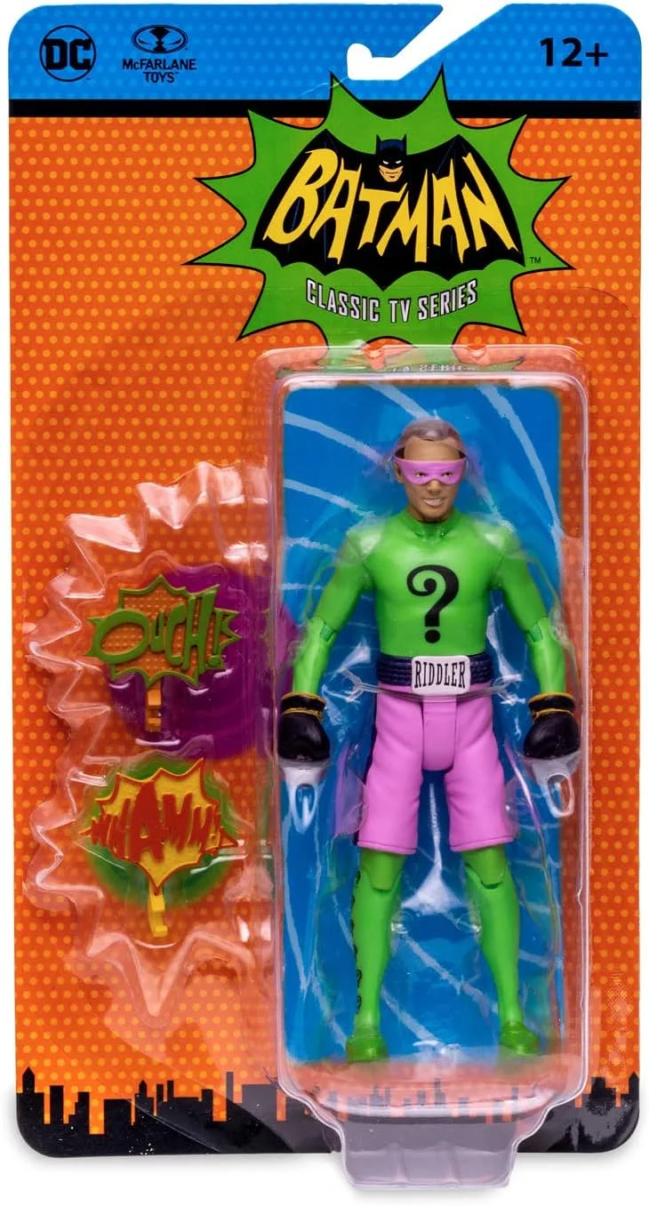 DC RETRO 6IN WV3 - BATMAN 66 - RIDDLER BOXING Afbeelding 1