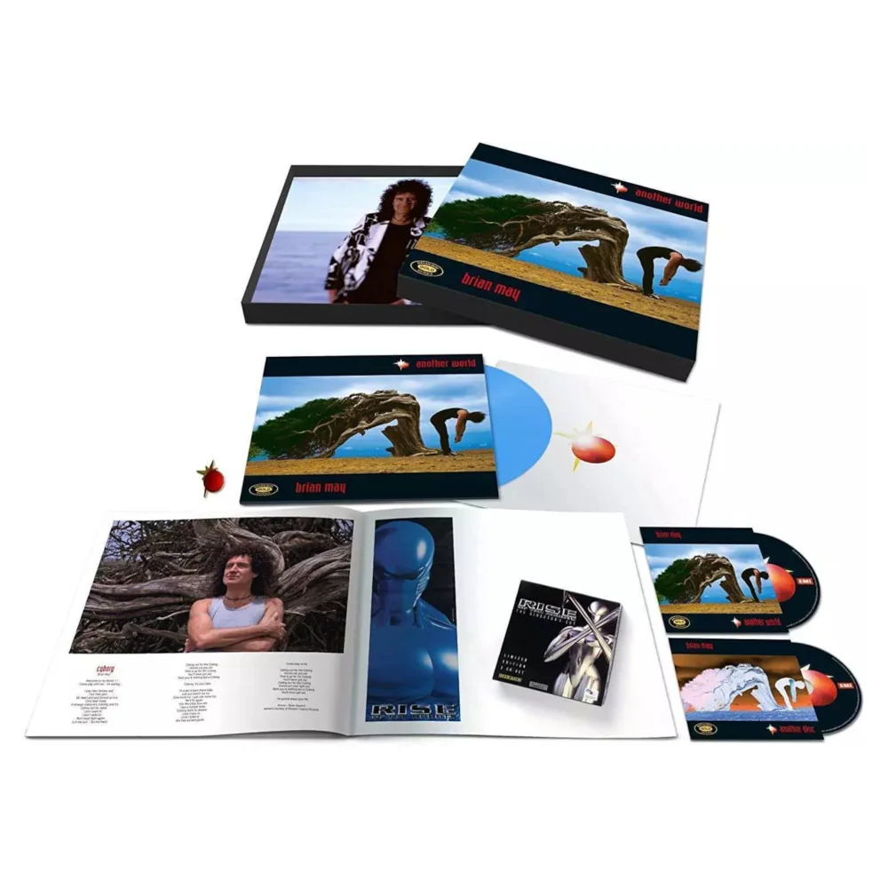 Brian May Another World Limited Edition Vinyl LP & 2 CD Boxset Afbeelding 1