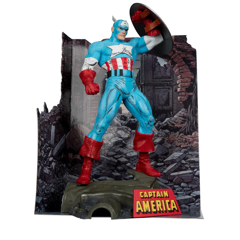 Marvel 1:6TH WV1 - Captain America by Todd McFarlane Afbeelding 1