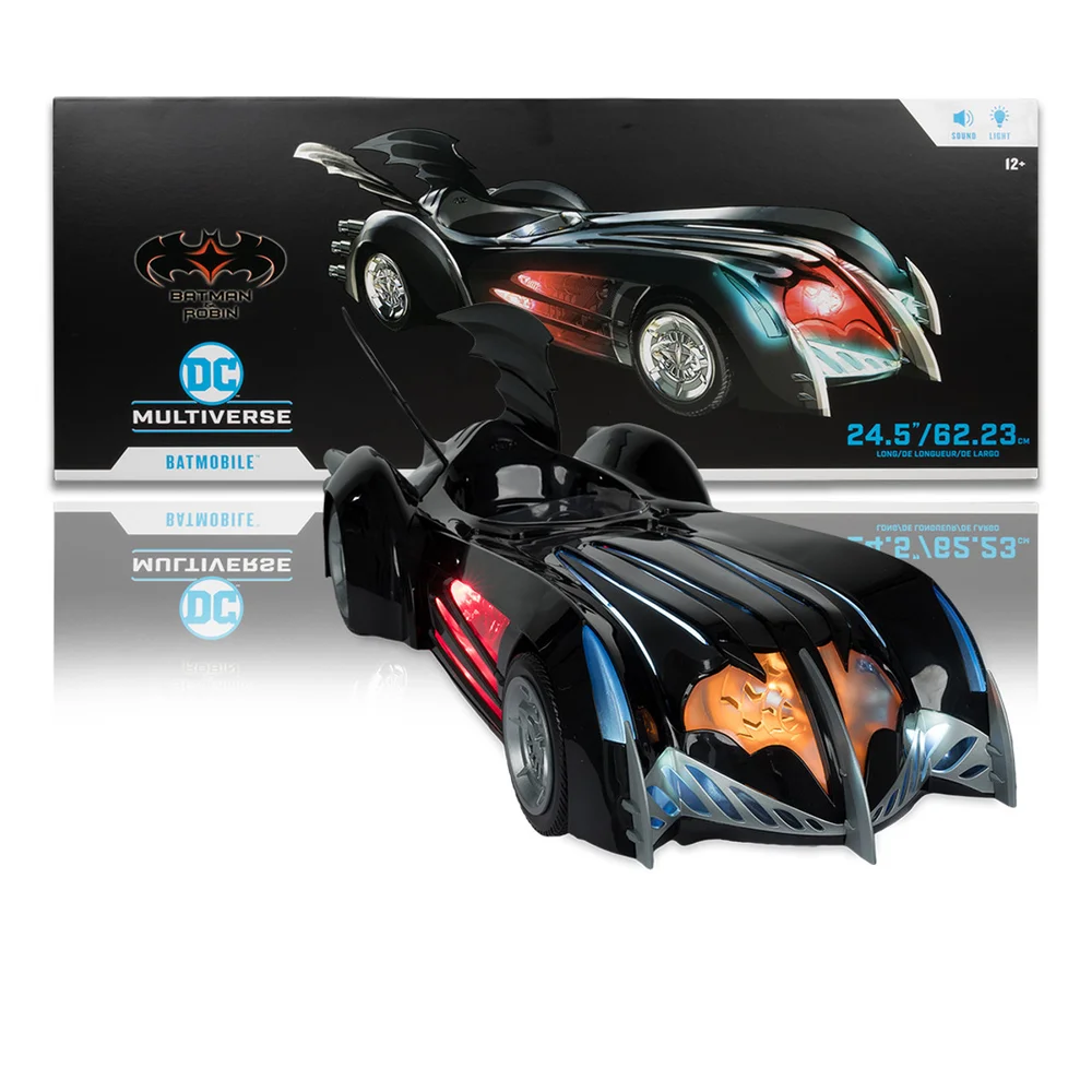 DC MULTIVERSE VEHICLES - BATMOBILE WITH L&S (BATMAN AND ROBIN) Afbeelding 1