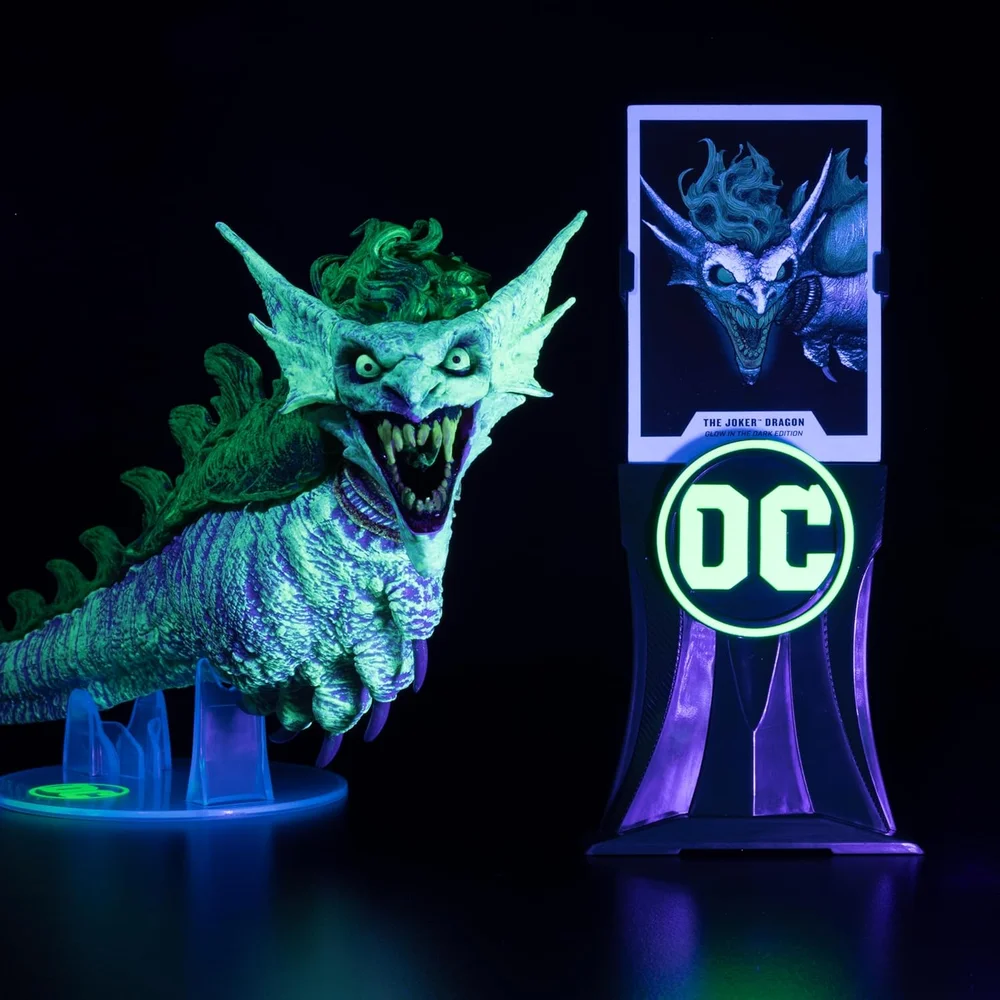 DC MULTIVERSE VEHICLES - THE JOKER DRAGON (GITD)(GOLD LABEL) Afbeelding 1