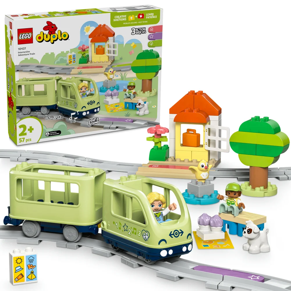 LEGO DUPLO Interactive Adventure Train Building Toy 10427 Afbeelding 1