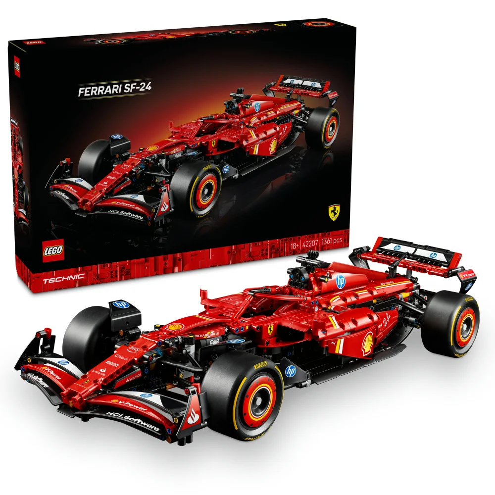 LEGO Technic Ferrari SF-24 F1 Car Model Kit for Adults 42207 Afbeelding 1