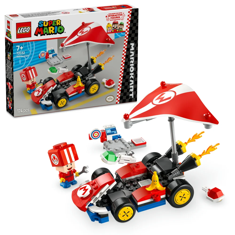LEGO Super Mario: Mario Kart – Standard Kart Toy Set 72032 Afbeelding 1