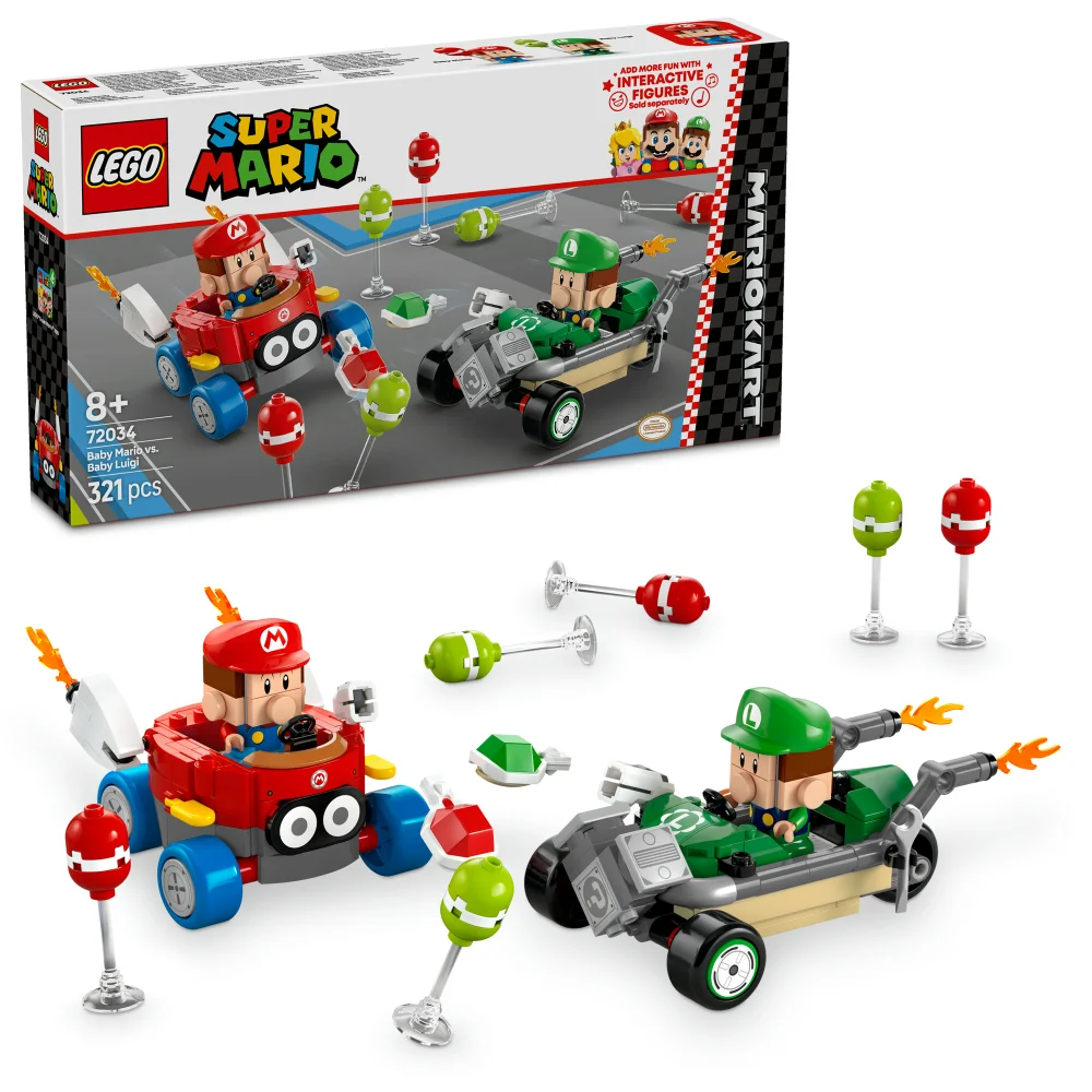 LEGO Super Mario: Mario Kart – Baby Mario vs. Baby Luigi 72034 Afbeelding 1