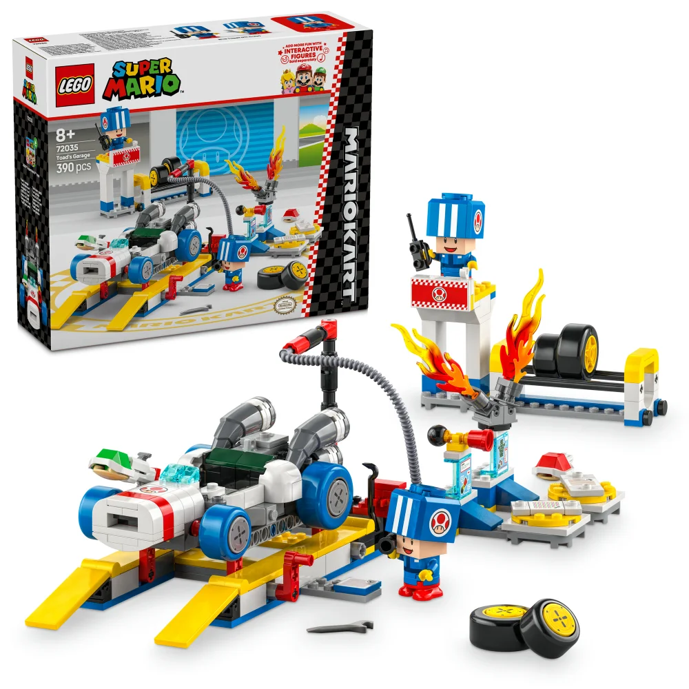 LEGO Super Mario: Mario Kart – Toad’s Garage Toy Set 72035 Afbeelding 1