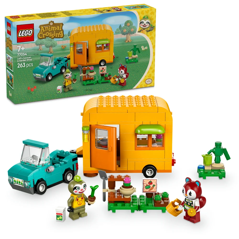 LEGO Animal Crossing Leif’s Caravan & Garden Shop Toy 77054 Afbeelding 1