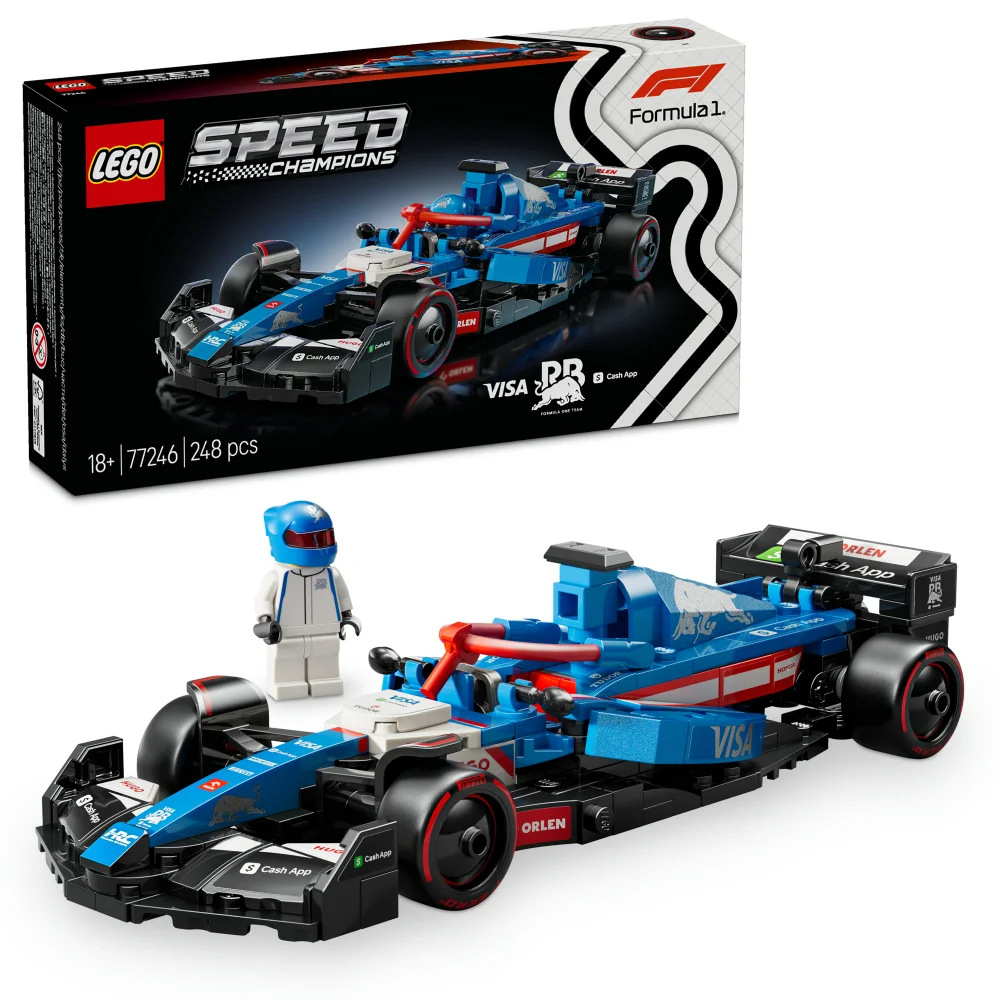 LEGO Speed Champions Visa Cash App RB VCARB 01 F1 Race Car 77246 Afbeelding 1