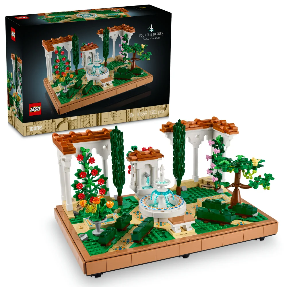 LEGO® Icons Fountain Garden Home and Office Decor, Building Set for Adults 10359 Afbeelding 1