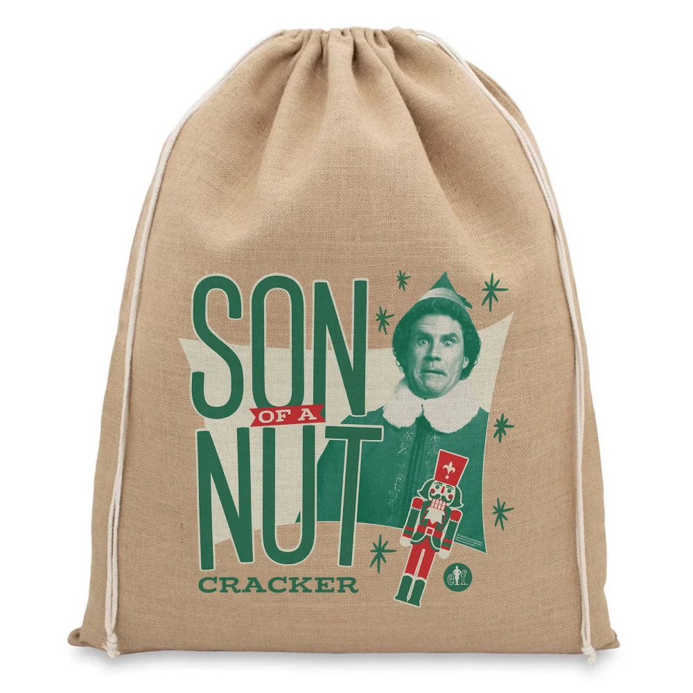 Elf Son Of A Nut Cracker Christmas Santa Sack Afbeelding 1