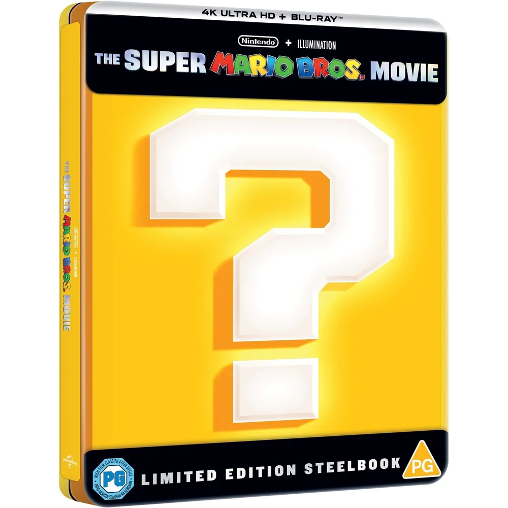 The Super Mario Bros. Movie 4K Ultra HD & Blu-Ray Steelbook Afbeelding 1