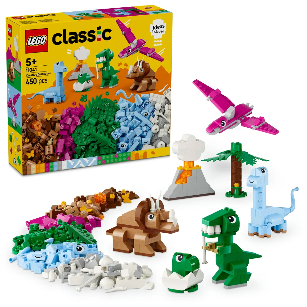 LEGO Classic Creative Dinosaurs Building Toy Set 11041 Afbeelding 1
