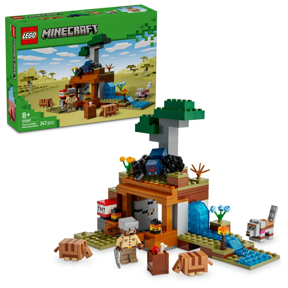 LEGO Minecraft The Armadillo Mine Expedition Toy Set 21269 Afbeelding 1