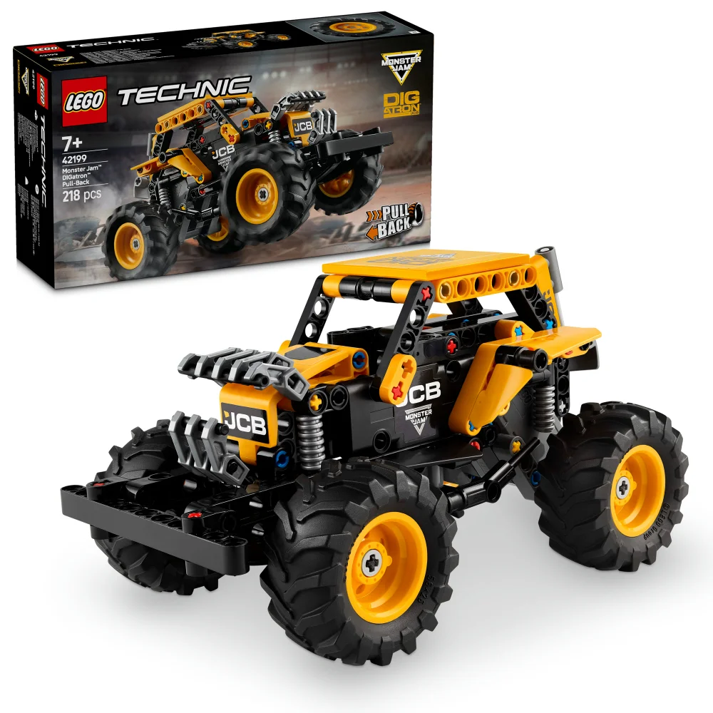 LEGO Technic Monster Jam DIGatron Pull-Back Truck Toy 42199 Afbeelding 1