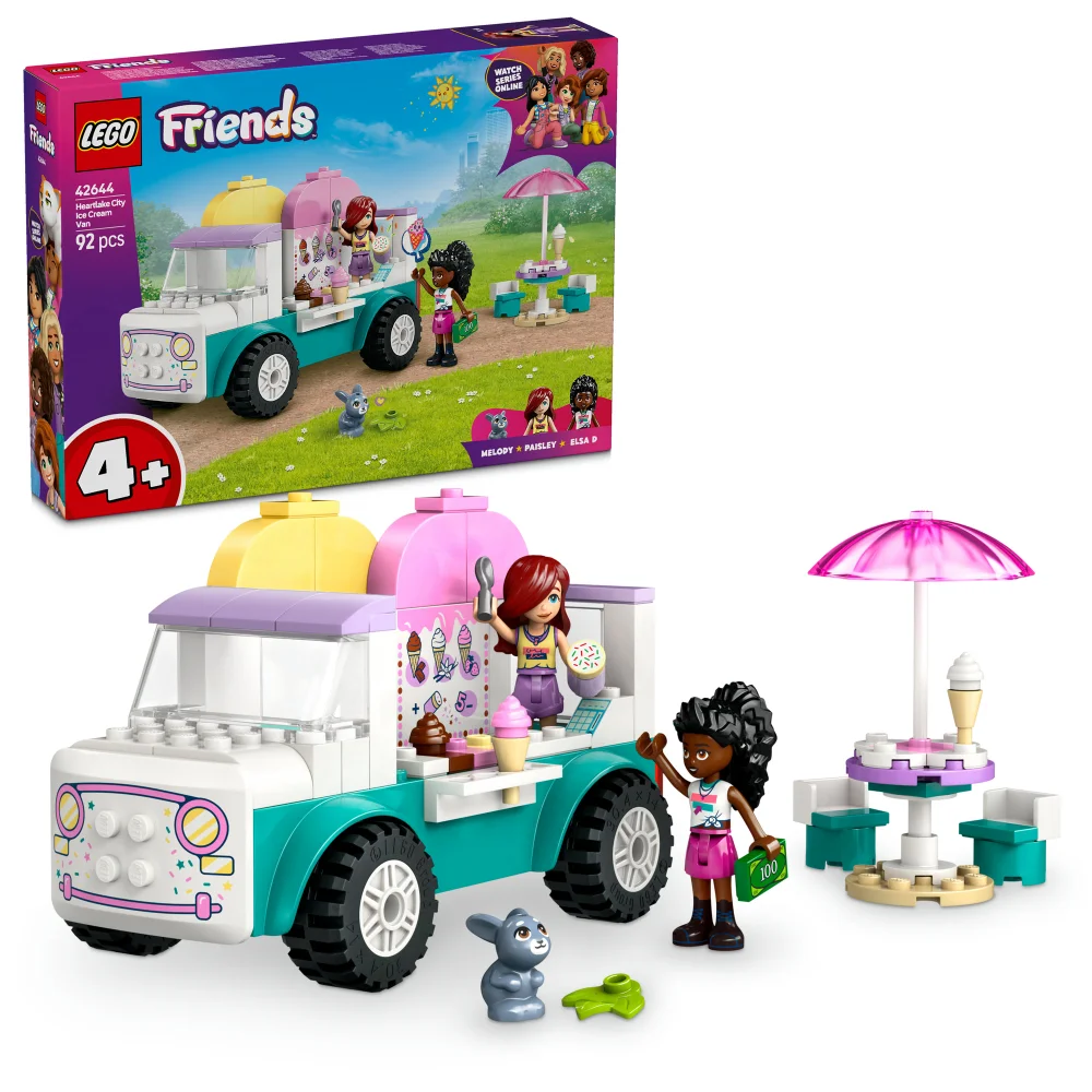 LEGO® Friends Heartlake City Ice Cream Van Pretend-Play Building Kit 42644 Afbeelding 1