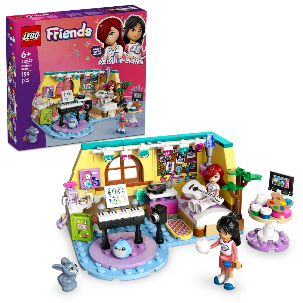 LEGO® Friends Paisley’s Room Pretend Play Bedroom Playset 42647 Afbeelding 1