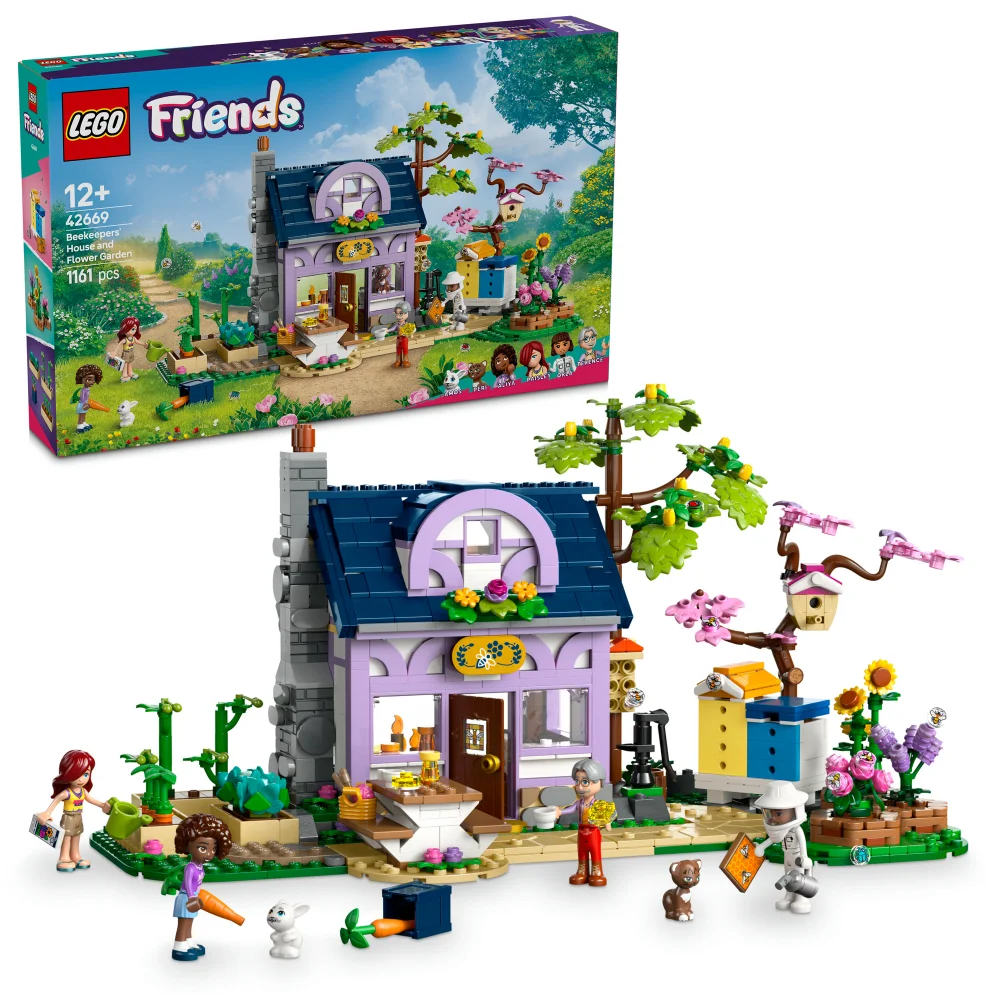LEGO® Friends Beekeepers’ House and Flower Garden Building Kit 42669 Afbeelding 1