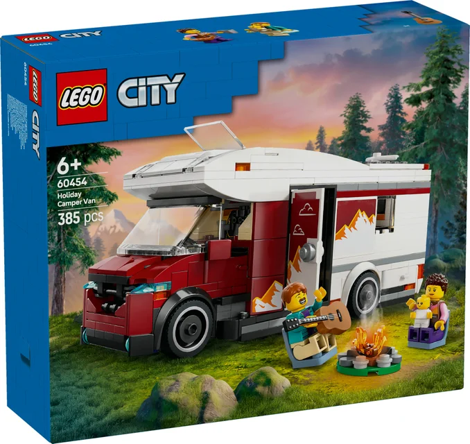 LEGO City Holiday Adventure Camper Van Toy Vehicle Set 60454