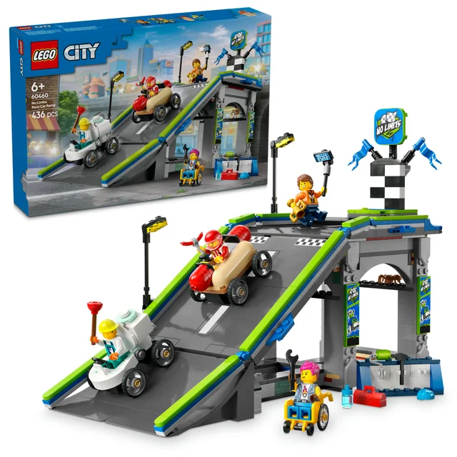 LEGO City No Limits: Race Car Ramp Track Toy Playset 60460