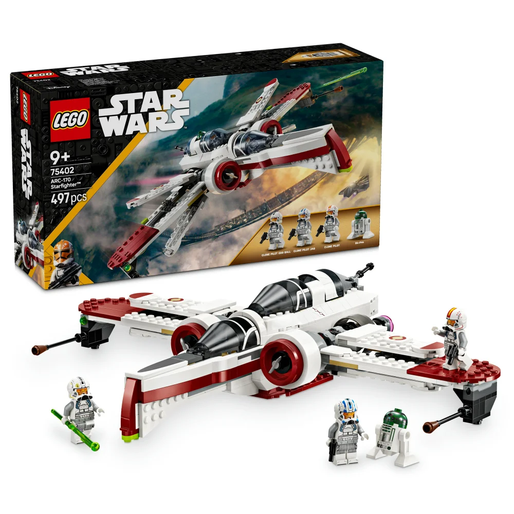 LEGO Star Wars ARC-170 Starfighter Building Toy Set 75402 Afbeelding 1