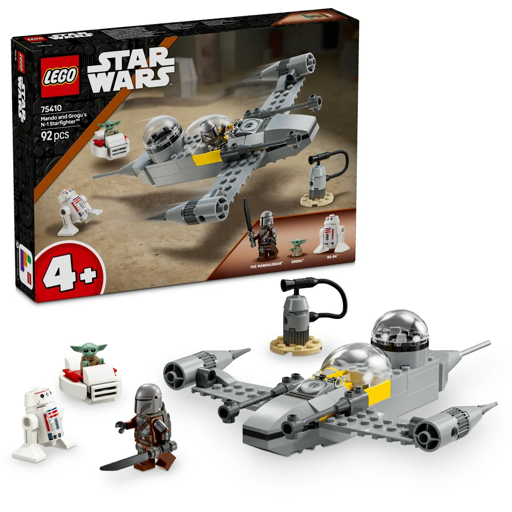 LEGO Star Wars Mando and Grogu’s N-1 Starfighter Set 75410 Afbeelding 1