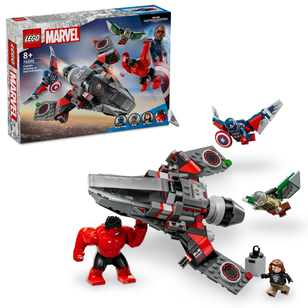 LEGO Marvel Captain America vs. Red Hulk Battle Set 76292 Afbeelding 1