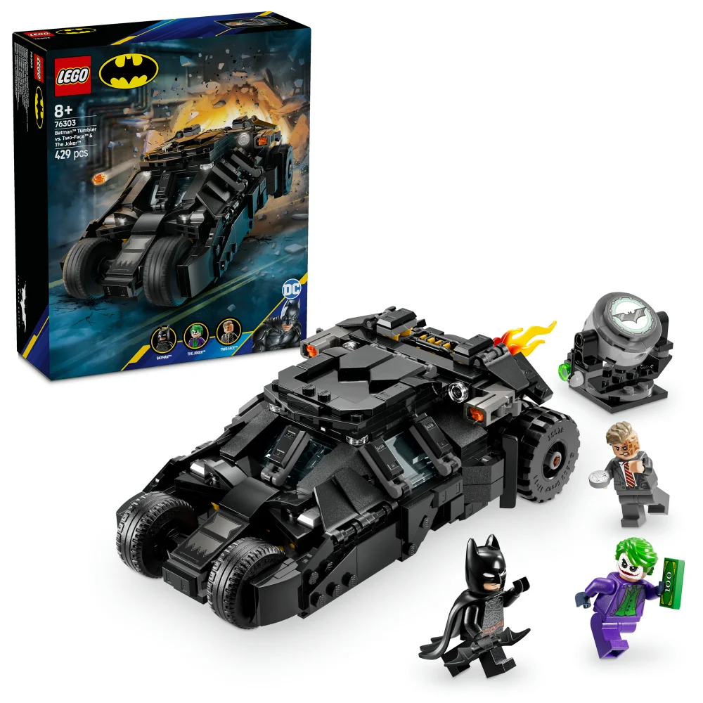 LEGO DC Batman Tumbler vs. Two-Face & The Joker Set 76303 Afbeelding 1