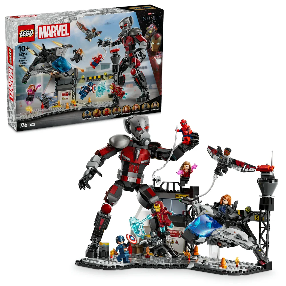 LEGO Marvel Captain America: Civil War Action Battle 76314 Afbeelding 1