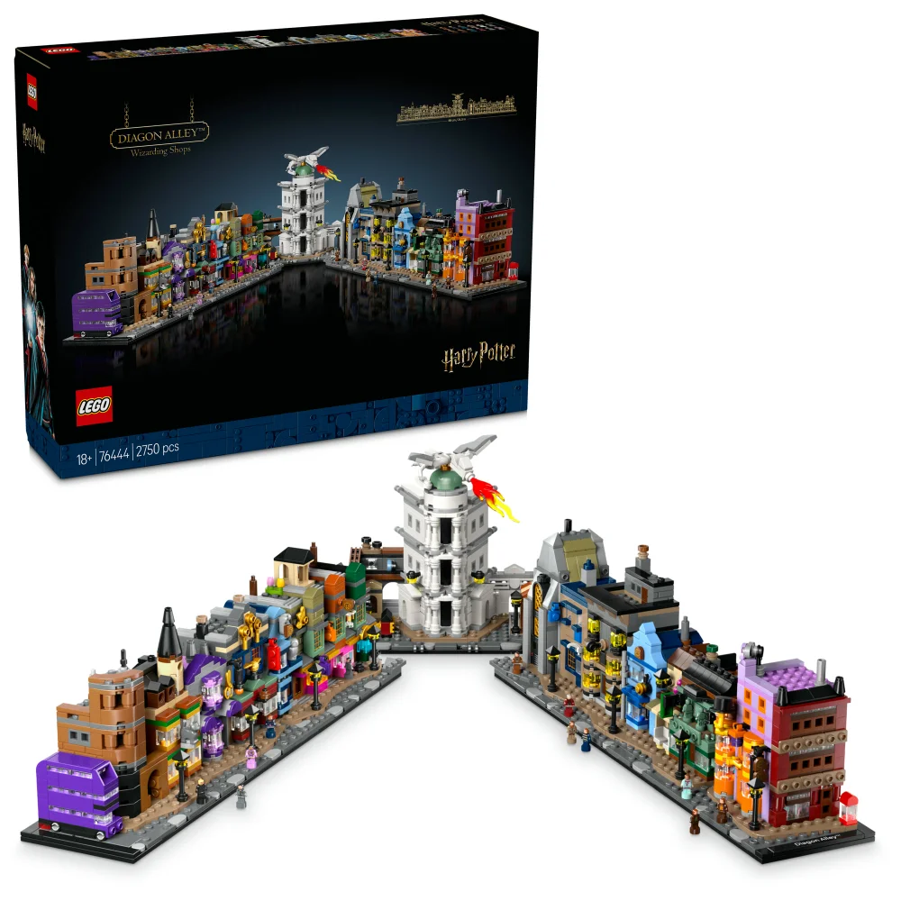 LEGO Harry Potter Diagon Alley Wizarding Shops Set 76444 Afbeelding 1