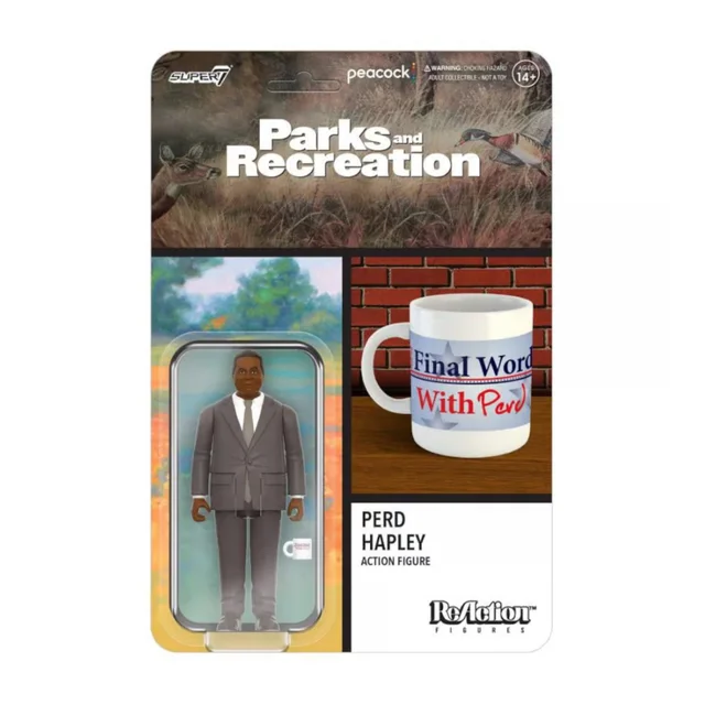 Super7 Parks and Recreation W3 - Perd Hapley ReAction Figure