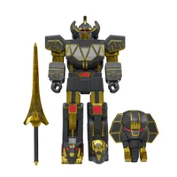 Super7 Power Rangers W1 - Megazord Black and Gold ReAction Figure