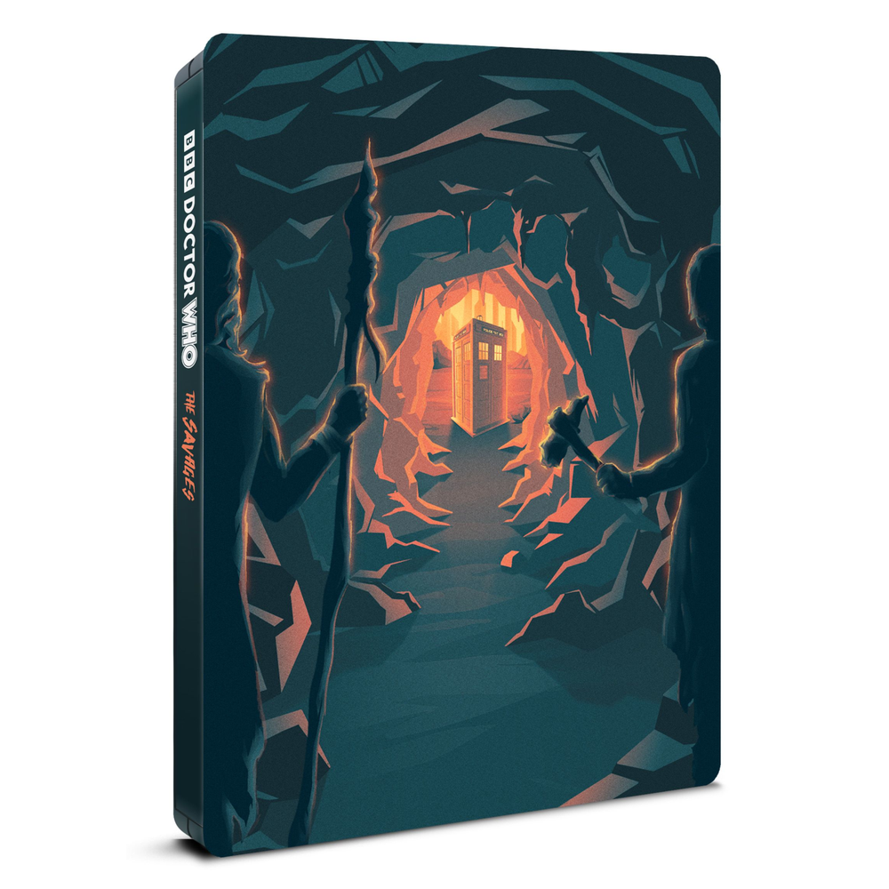 Doctor Who The Savages Blu-Ray Steelbook Afbeelding 1