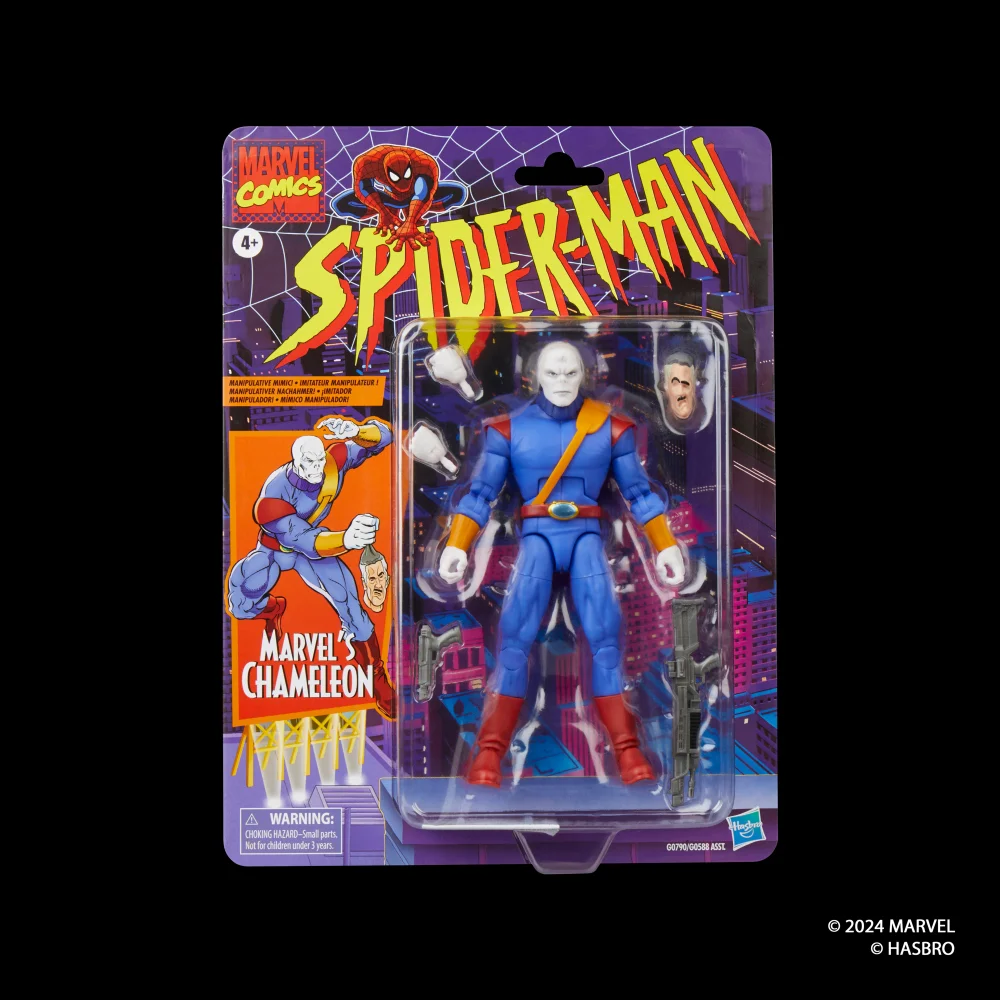 Marvel Legends Series Marvel's Chameleon, Retro Comics Collectible 6-Inch Scale Action Figure Afbeelding 1