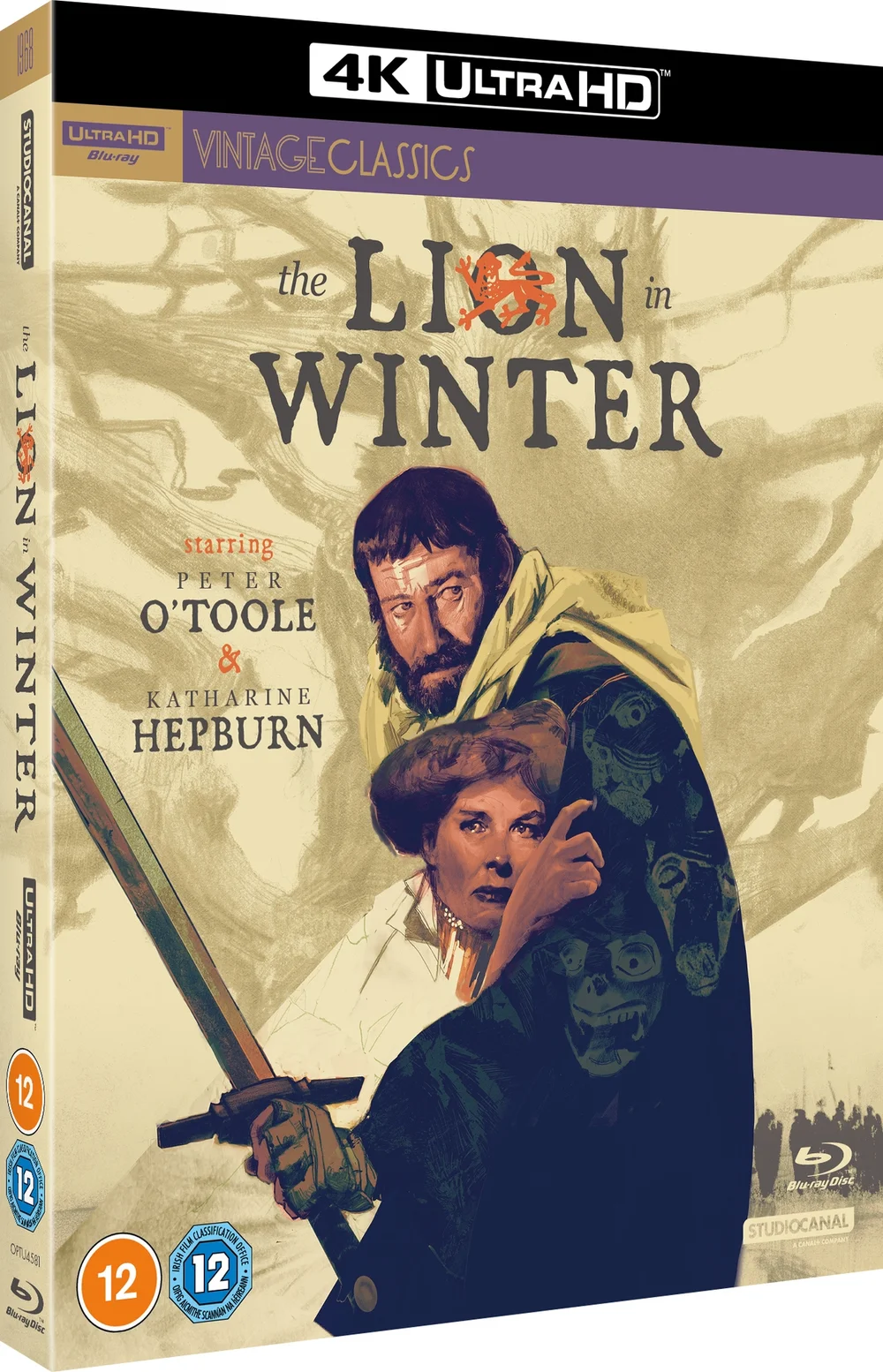 The Lion In Winter (Vintage Classics) 4K Ultra HD Afbeelding 1