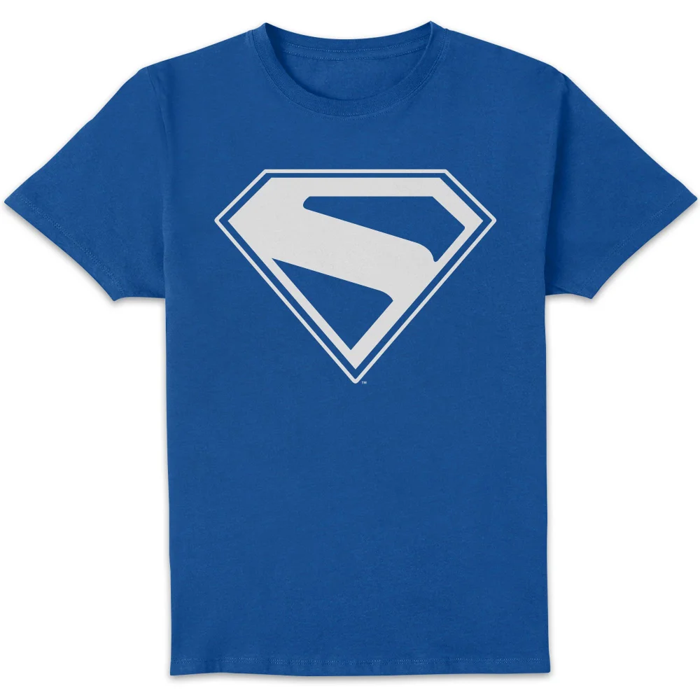 Superman Simple Sheild Unisex T-Shirt - Blue - S Afbeelding 1